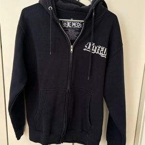 Black One Piece Luffy ZipHoodie